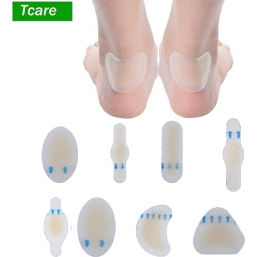 Tcare 8Pcs/Set Foot Care Blister Gel Guard Adhesive & Waterproof Foot Blister Pad Bandages for Heel Protect Blister Gel Pads New