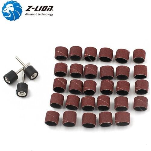 Z-LION 56 Piece Drum Kit Fits Any Drill - for Rotary Tools, Die Grinder, Power Drills, Carpenters, Woodworking, Sanding Surfaces