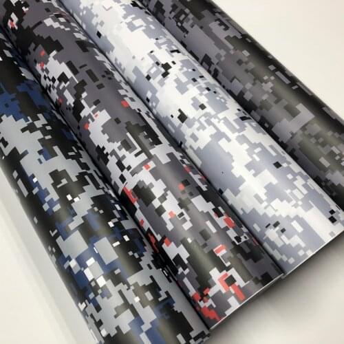 18 colors Digital Camouflage Printed Vinyl Wrapping Motorcycle Scooter Sticker Wrap Car DIY Styling Camo Film Sheet 50cm
