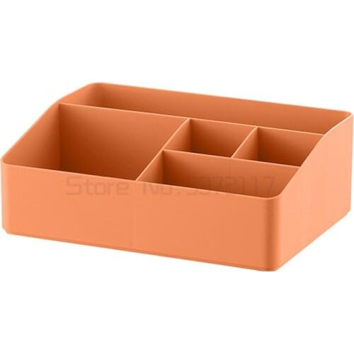 Japanese desktop stackable plastic storage box makaron cosmetic shelf with drawer