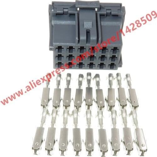 10 Sets 18 Pin Auto Electrical Female Connector Car Plug With Terminals 968974-1