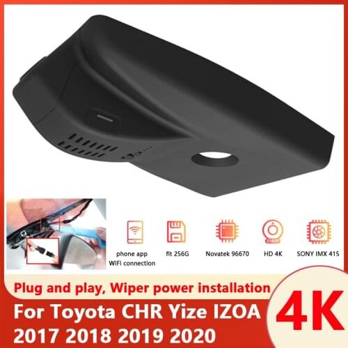 Car Driving Recorder Easy to install For Toyota CHR Yize IZOA 2017 2018 2019 2020 DVR Wifi Video Recorder Dash Cam Camera HD 4K