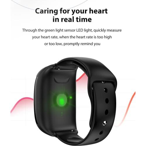 D8 TWS 5.0 Bluetooth Earphone IP67 Smart Bracelet Watch Men Heart Rate Monitor Smart Wristband With Wireless Heads