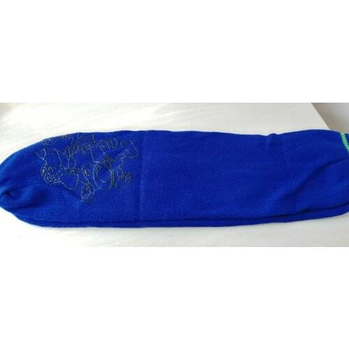 Child Socks Patterned, Non-Slip Sole, Blue Color, Kids Socks Unisex Cotton Socks