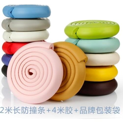 2M Baby Safety Corner Desk Guard Rubber Table Protection Kids L Shaped Soft Edge Children Care