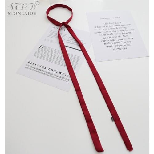 Designer Narrow Long Pendant Small Ladies Scarves Womens Literary Joker Neck Scarf For Women Belt Party Gift Women Neckerchief