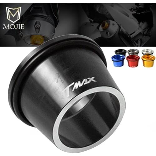 For Yamaha TMAX T-MAX 530 2012-2017 TMAX530 SX/DX 2017 Motorcycle Accessories CNC Aluminum Exhaust Pipe Muffler Tip Port Cover