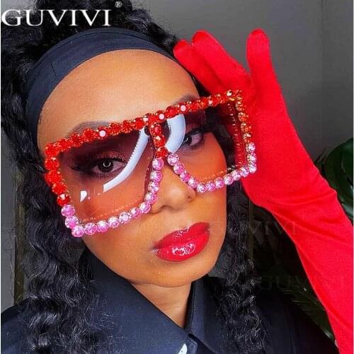 GUVIVI Women's Sunglasses Transparent Glasses