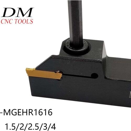 Lathe cutting tool MGEHR1616-1.5 MGEHR1616-2 MGEHR1616-2.5 MGHR1616-3 MGEHR1616-4 CNC External Slot Grooving Bar Tool Holder