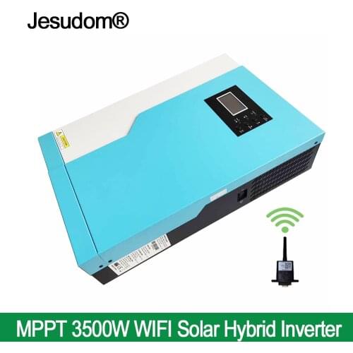 3.5KW High Voltage Inverter 24V100A MPPT Solar Charger Controller 3500W 220V On-Off Grid Converter Pure Sine Wave Inverter