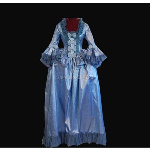 Tailored!blue Vintage costumes 18th Duchess Retro medieval Renaissance Reenactment Theatre Civil war Victorian dress HL-405