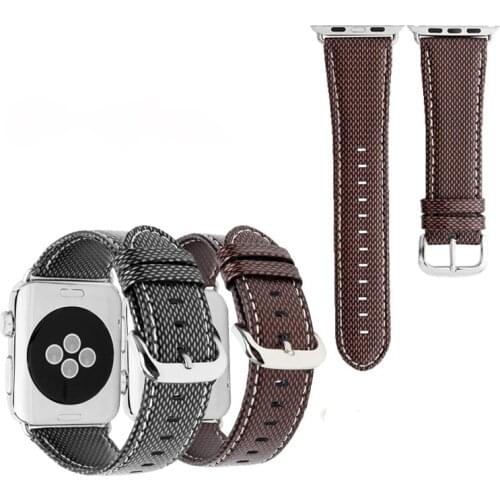 Eastar High quality Leather loop for Apple Watch Band Series6 /5/ 4/ 3/2/1 Sport Bracelet 44 mm 42mm 40mm 38mm strap