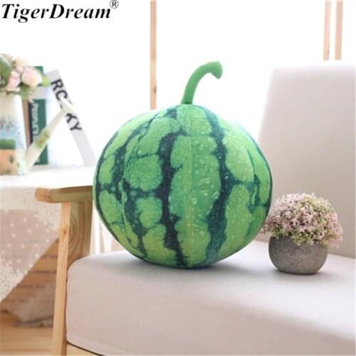 Creative Watermelon Melon Sleeping Pillows Soft PP Cotton Stuffed Fruit Cushions Childrens Room Decoration Toys