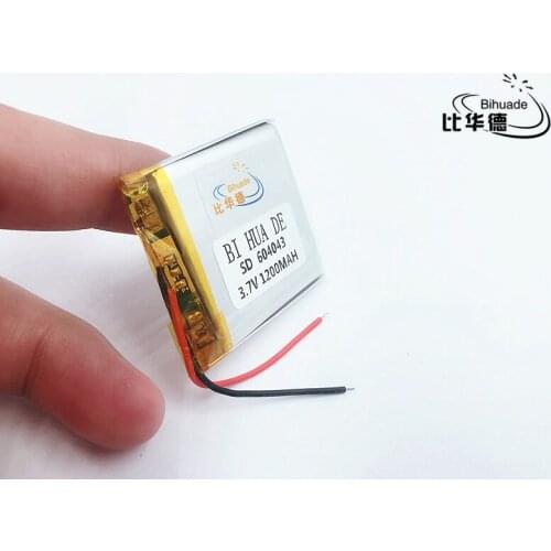 Li-po 3.7V,1200mAH,604043 PLIB ( polymer lithium ion battery ) Li-ion battery for tablet pc,GPS,mp3,mp4,cell phone,speaker