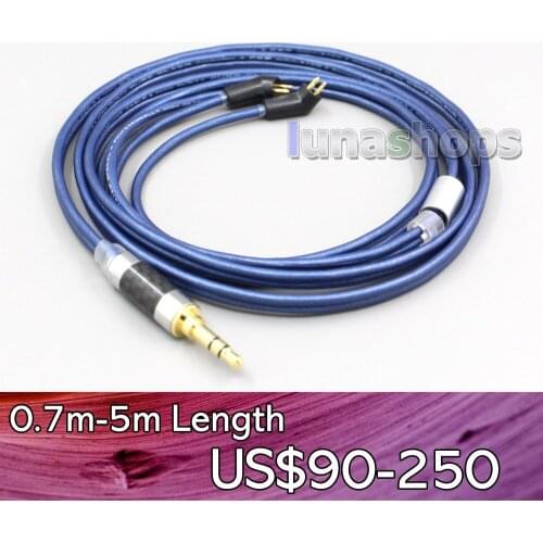 LN006806 2.5mm 4.4mm XLR 3.5mm High Definition 99% Pure Silver Earphone Cable For Etymotic ER4B ER4PT ER4S ER6I ER4 2pin