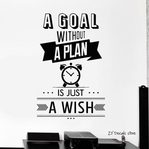 Motivation Quotes Wall Decals Inspire Wall Sticker Art Mural Removable Wallpaper For Office Room Home Decoration Wall Decor L408