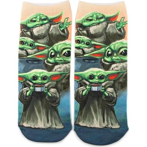 2020 New Baby Boys Winter Socks Cartoon Baby Yoda Fashion Socks Cotton Free Size Women Winter Socks Gift for Children