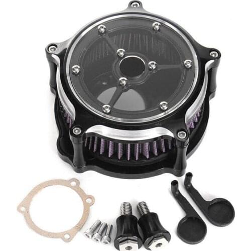 Motorcycle Clarity Air Cleaner Intake Filter For Harley Electra Glide FLTR Road Glide Street Glide FLHX Tri Glide 08-16