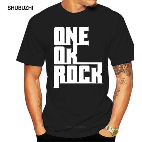 Limited ONE OK ROCK BAND Japanese Rock Band Mens Black T-Shirt Size S-5XLShort Sleeve Casual,Reasonable Wholesale tee shirt