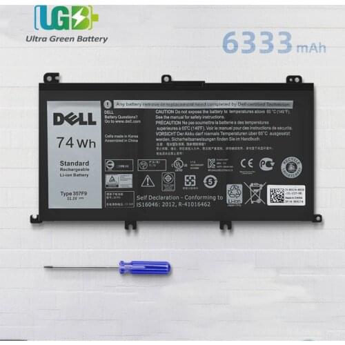 UGB genuine Replacement Dell Inspiron 15 7000 7559 INS15PD 74Wh 357F9 Battery