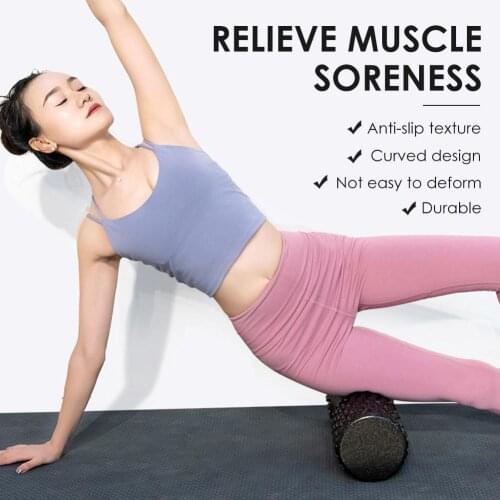 Foam Roller Soft Texture Durable Muscle Massager Yoga Column Gym Fitness Foam Roller Pilates Roller Soft Yoga Block Muscle