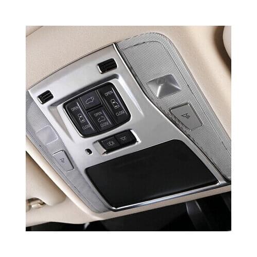 ABS Matte Front Reading Light Lamp Cover Trim 1pcs For Toyota Alphard 2016-2019