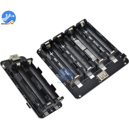 Two Voltage 18650 Lithium Battery Shield V8 Mobile Power Expansion Board Module 5V/3A 3V/1A Micro USB For Arduino ESP32 ESP8266