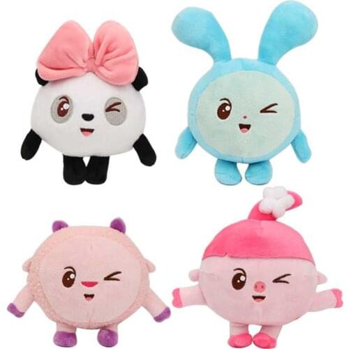 New Russian Cartoon rabbit Panda pig sheep Stuffed Plush Toys Soft Animals Toys Doll For baby Kid Children Christmas Gift