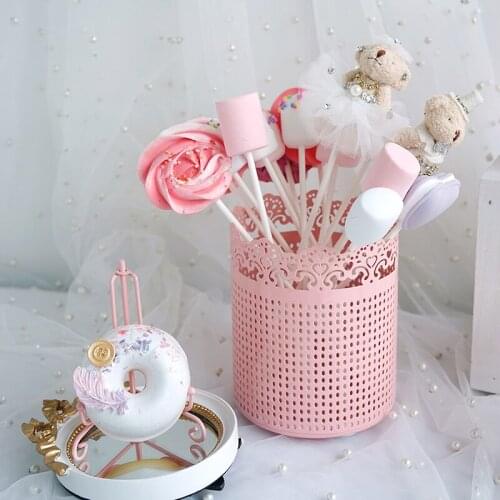 SWEETGO Cookie stand lollipop holder cake table sweet candy bar dessert store home decorating for Cosmetic brush storage pot