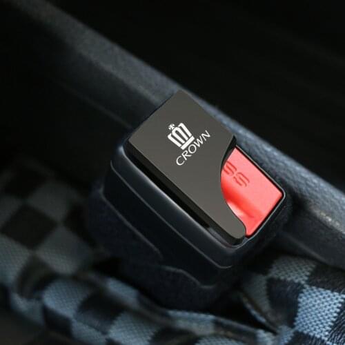 For Toyota Crown Accessories Car Styling Hidden Car Safty Seat Belt buckle clip 1pcs