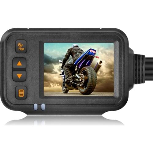 SE30 2 Inch Motorcycle DVR Waterproof Front And Rear Camera+Wire Waterproof 1080P Dual Lens Video Recorder Motorcycle Dash Cam