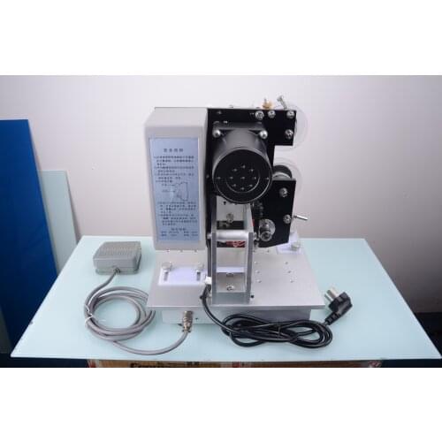 241B type date code stamp machine on plastic bags