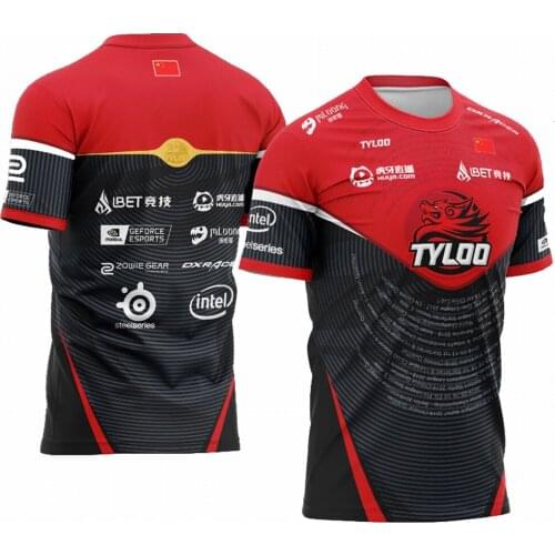 Top quality TYLOO Jerseys Customized Name CSGO Uniform SUMMER BNTET Fans T Shirt Men Women T-shirt Tee Shirt Homme Men Clothing