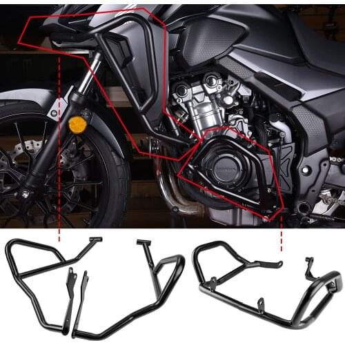2020 CB 500X Upper Lower Engine Highway Crash Bar Guard Bumper Frame Protector for Honda CB500X 2019-2021 Motorcycle Accessories