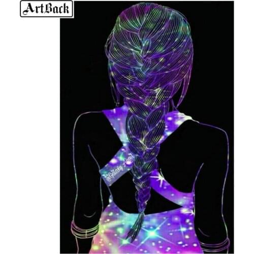 5d diy diamond painting woman back pattern full square diamond mosaic resin rhinestone diamond embroidery crafts kit