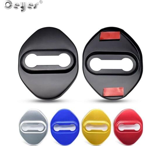 Ceyes Car Accessories Auto Protect Door Lock Covers Case For Mazda Ms For Honda Mugen Power Toyota Chr Auto Sticker Car Styling