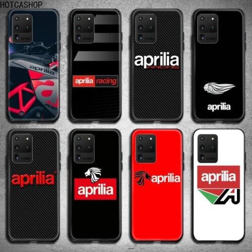 Aprilia Motorcycle Logo Phone Case for Samsung S20 plus Ultra S6 S7 edge S8 S9 plus S10 5G lite 2020
