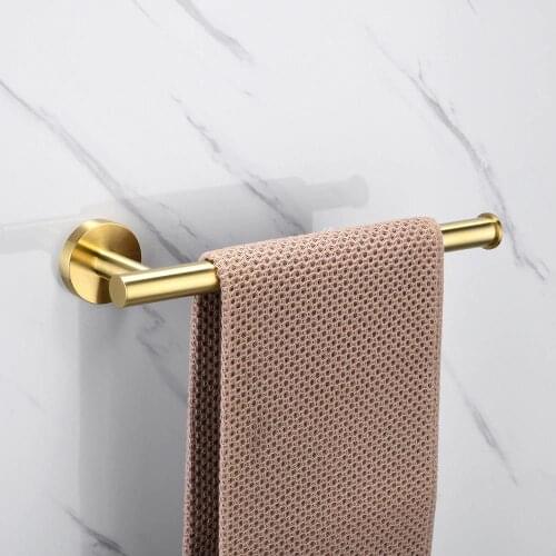 Nordic Style Bathroom Hardware Toilet Paper Holder Round Hook Stainless Durable Family Hooks Solid Wall Mounted Hand Towel Bar