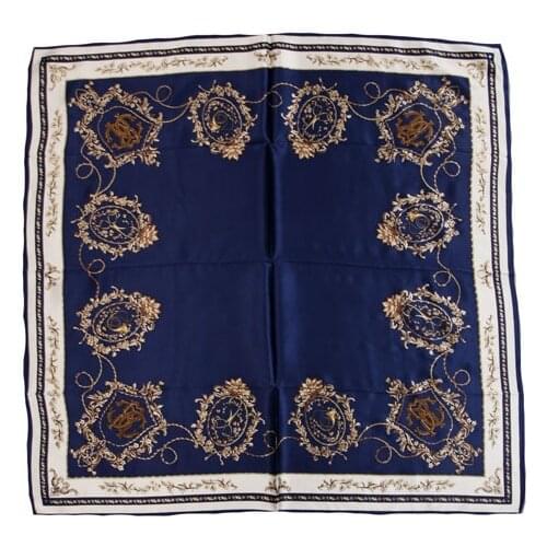 ELEGANT HANDMADE BRAND 100%Twill Silk Scarf CREC-19365D