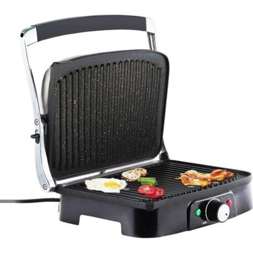 Electric Grill Machine BBQ Meat Roast Grill DIY Non-stick Pan Steak Sausage Barbecue Machine Smoke Free Grilling Machine WD-385
