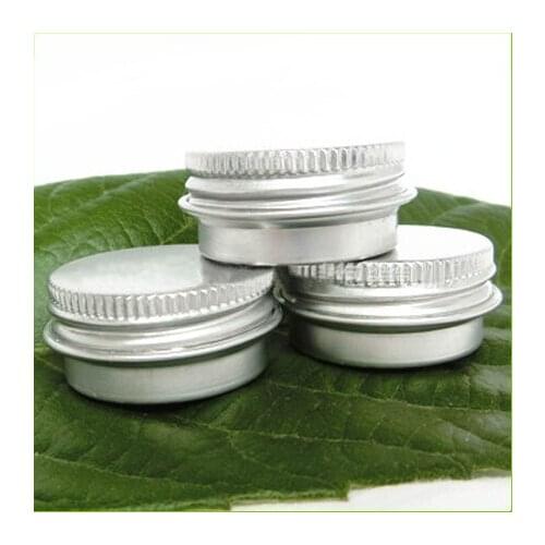 8g Aluminum Jar Lip Balm Pot 8ml Cosmetic Box Cream Emulsion Makeup Cream Container Empty Refillable,for cream tins