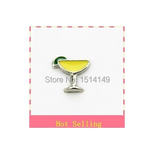 Hot selling Margarita Floating Charm living glass floating memory lockets