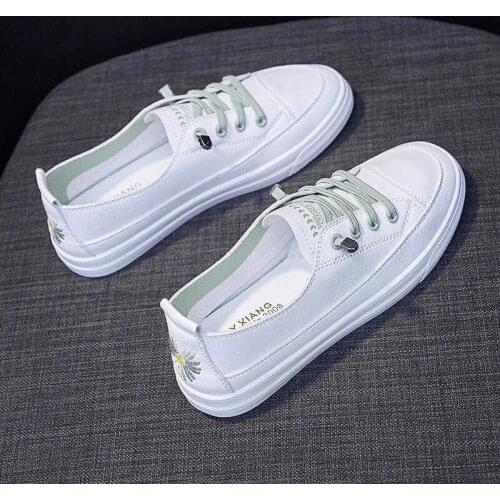 White Mesh summer sneakers for women casual trend fashion designer ladies shoes flats 2021 PU Breathable Students shoes