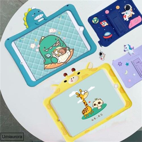 Cartoon Tablet Case For Huawei MatePad T10 T10S 10.4 Pro 11 10.8 Kids Silicone Cover For Mediapad M5 Lite 8.0 T5 10 10.1 M6 8.4