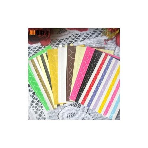 New 2021 DIY Photo Album Decoration Photo Sticker Corner Scrapbook Corner Sticker PVC Colorful Photo Sticker Corner