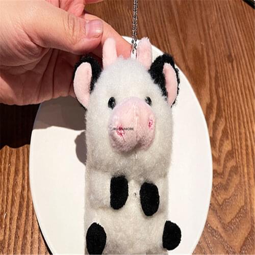 4Colors- 10CM Approx. Little Cow Gift Plush TOY ; Animal Stuffed Plush