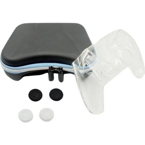 Gamepad Storage Bag Portable Shock-proof PVC Carrying Console Storage Case Games Accessories for PS5