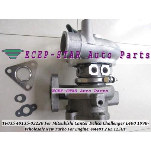 TF035-2 49135-03210 49135-03200 ME190511 ME202466 Turbo For MITSUBISHI Canter Delica Challenger L400 1998- 4M40 4M40T 2.8L D