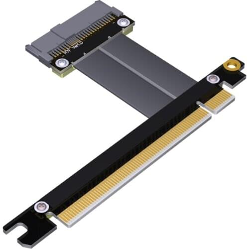 U.2 To PCIE 3.0 X16 PCI-E for SFF 8639 NVMe Solid State Drive SSD Extension Converter Adapter Cable Gen3 32G/bps