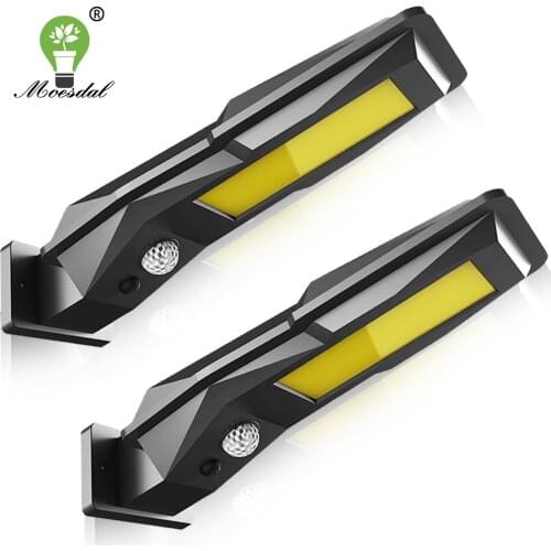 Solar Street Light 3 Mode Light Human Body Induction Outdoor Waterproof Pole Light Suitable for Sports Light Terrace Path Wall